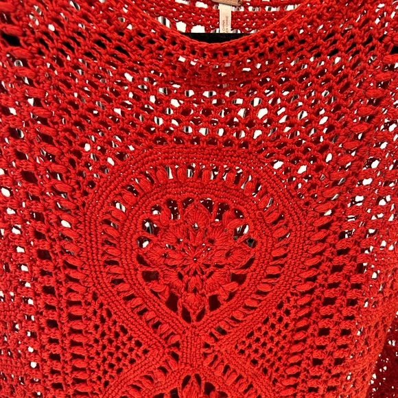 Free People- Medium - Brown/Orange - Shirt/Dress - Picture 7 of 8